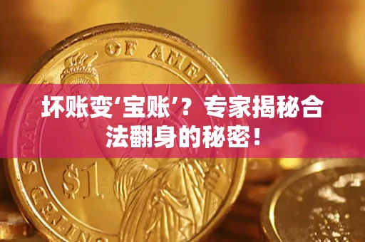 济南坏账变‘宝账’？专家揭秘合法翻身的秘密！