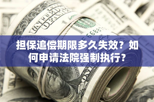 济南担保追偿期限多久失效？如何申请法院强制执行？