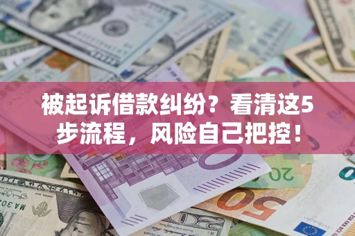 济南被起诉借款纠纷？看清这5步流程，风险自己把控！