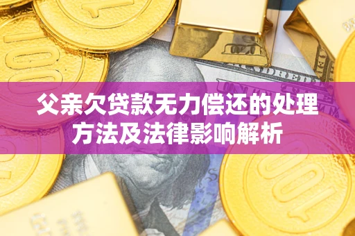 济南父亲欠贷款无力偿还的处理方法及法律影响解析