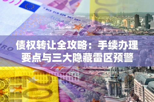济南债权转让全攻略：手续办理要点与三大隐藏雷区预警
